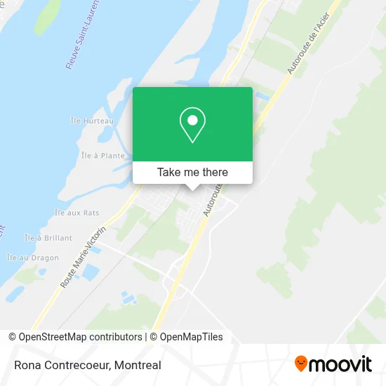 Rona Contrecoeur map