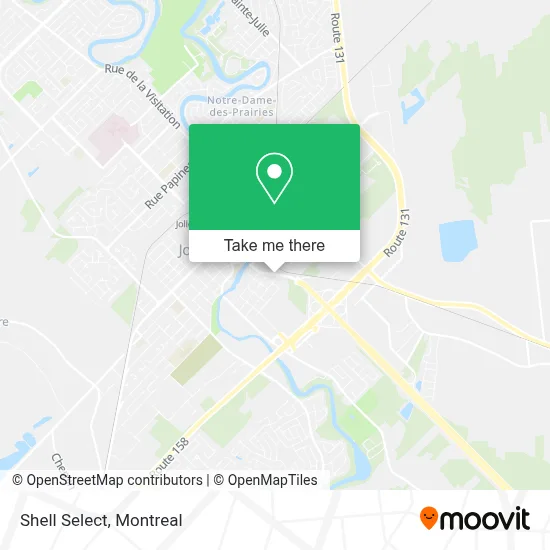 Shell Select map