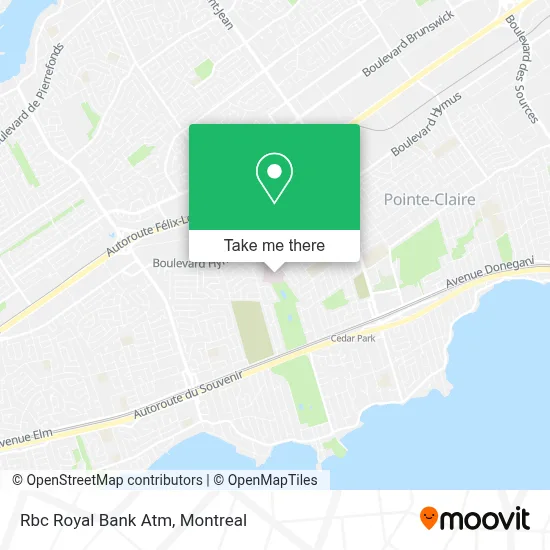 Rbc Royal Bank Atm map