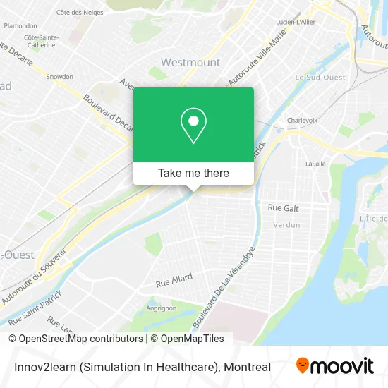 Innov2learn (Simulation In Healthcare) map