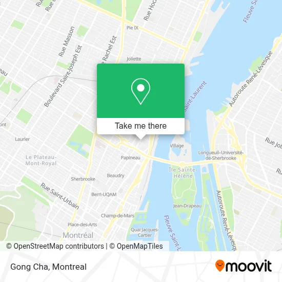 Gong Cha map