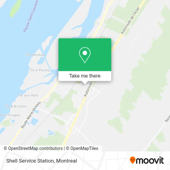 Station-Service Shell map