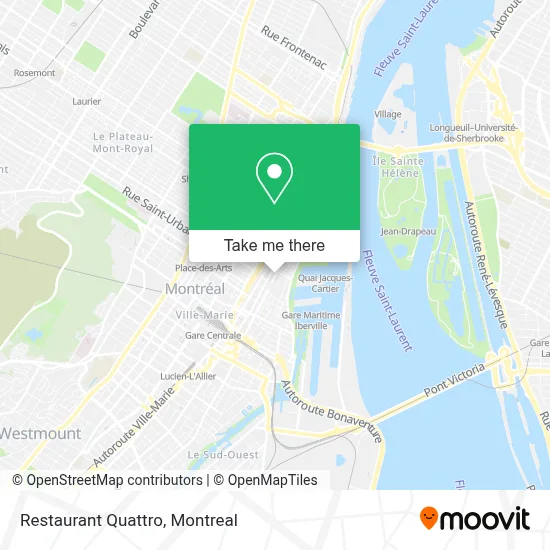 Ristorante Quattro map