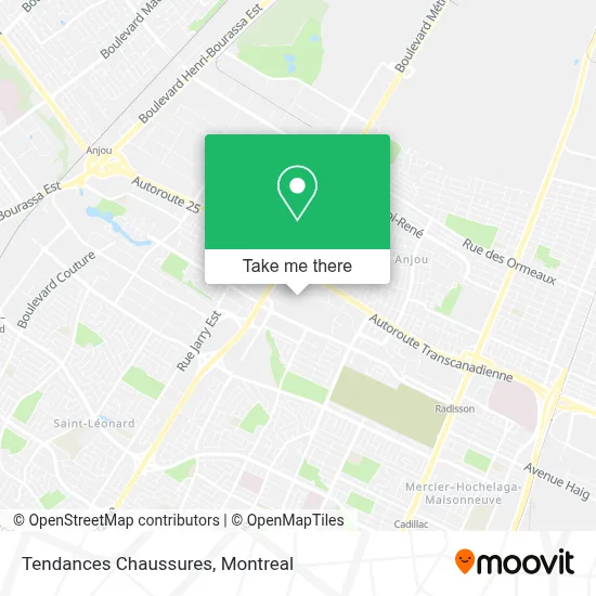 Tendances Chaussures map