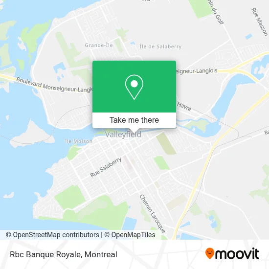 Rbc Banque Royale map