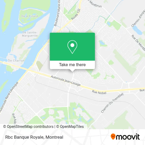 Rbc Banque Royale map