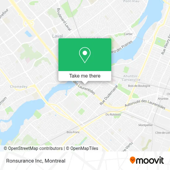 Ronsurance Inc map