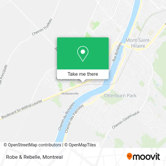 Robe & Rebelle map