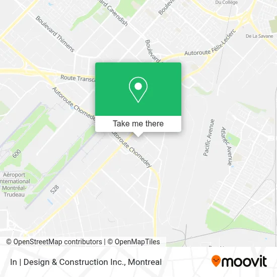 In | Design & Construction Inc. map