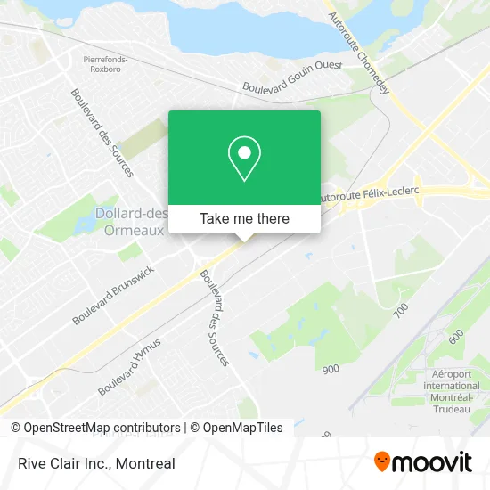 Rive Clair Inc. map