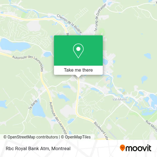 Rbc Royal Bank Atm map