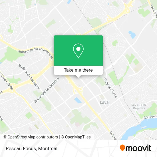 Reseau Focus map