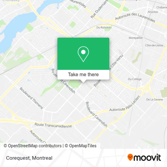 Corequest map