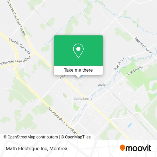 Math Electrique Inc map