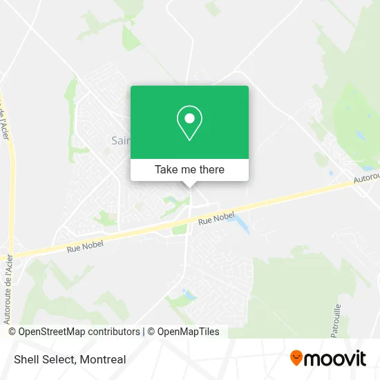 Shell Select map
