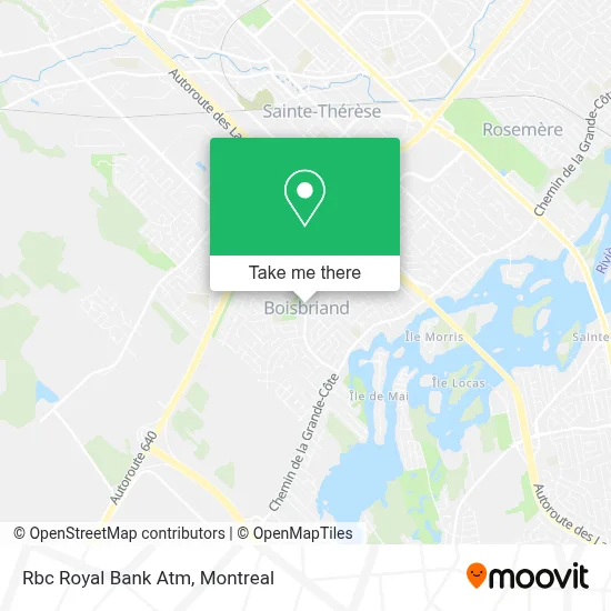 Rbc Royal Bank Atm map