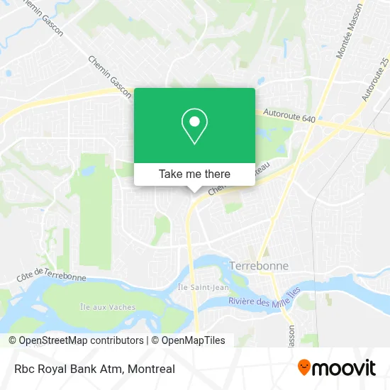Rbc Royal Bank Atm map