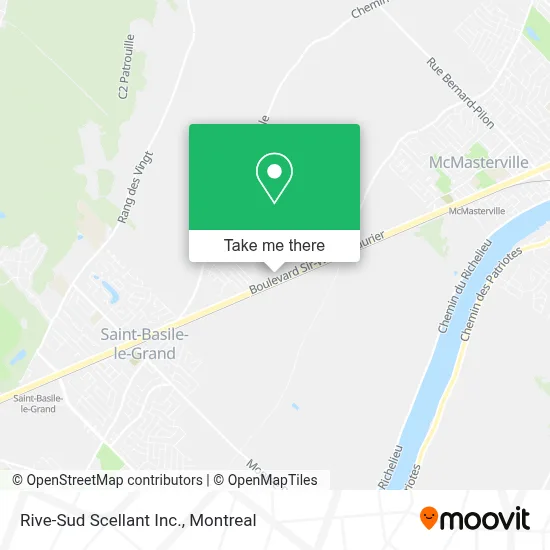Rive-Sud Scellant Inc. map