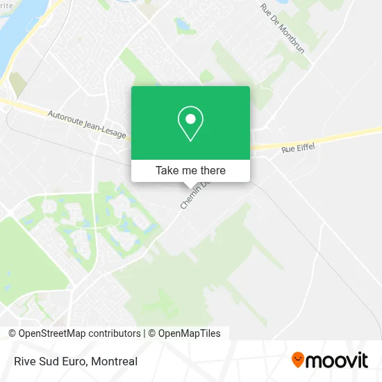 Rive Sud Euro map