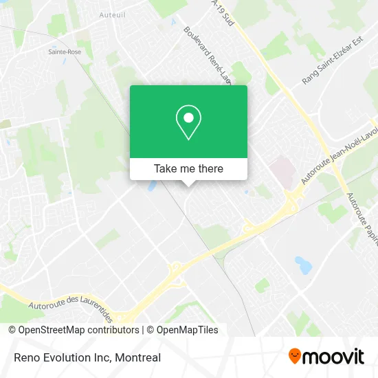 Reno Evolution Inc map