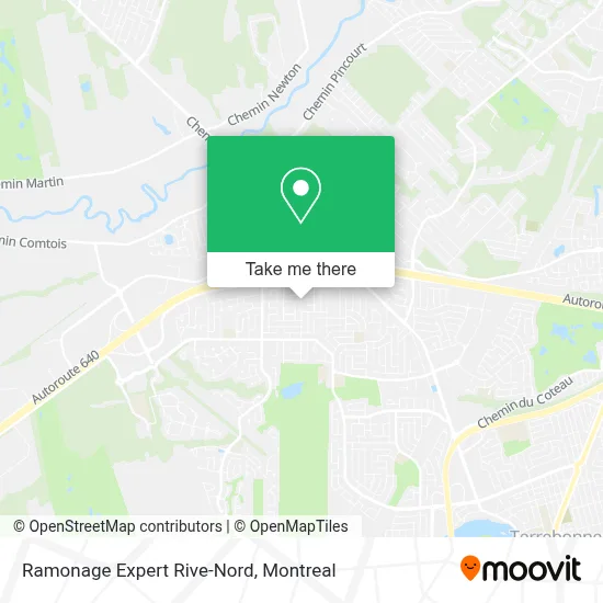 Ramonage Expert Rive-Nord map
