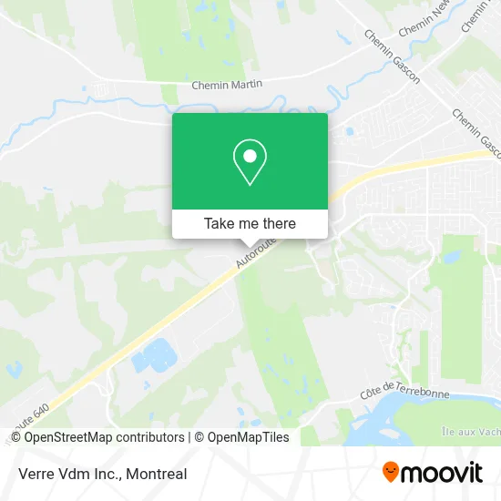 Verre Vdm Inc. map