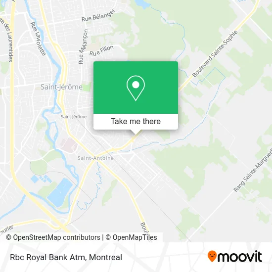 Rbc Royal Bank Atm map