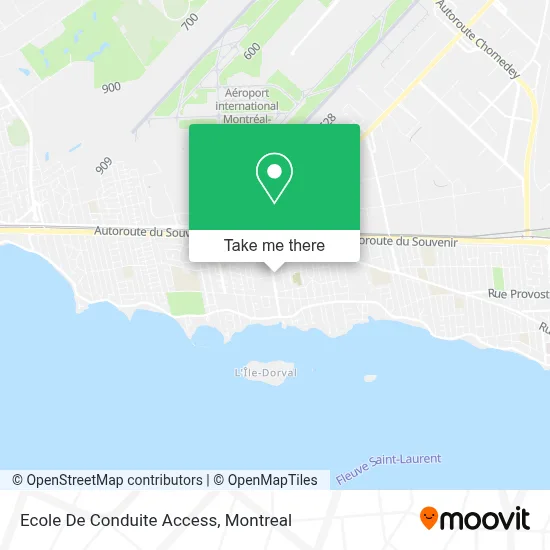 Ecole De Conduite Access map