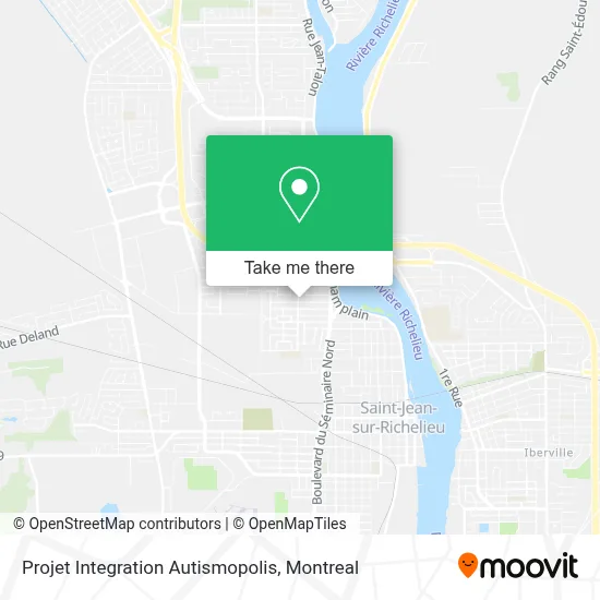 Projet Integration Autismopolis map