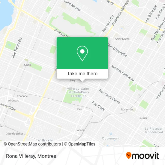 Rona Villeray map
