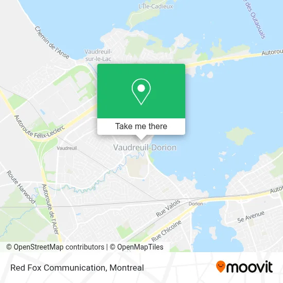 Red Fox Communication map