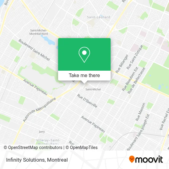 Infinity Solutions map