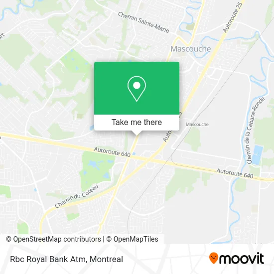 Rbc Royal Bank Atm map