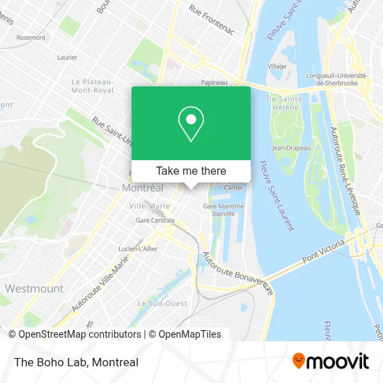 The Boho Lab map
