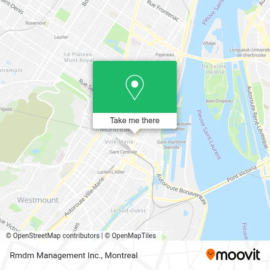 Rmdm Management Inc. map