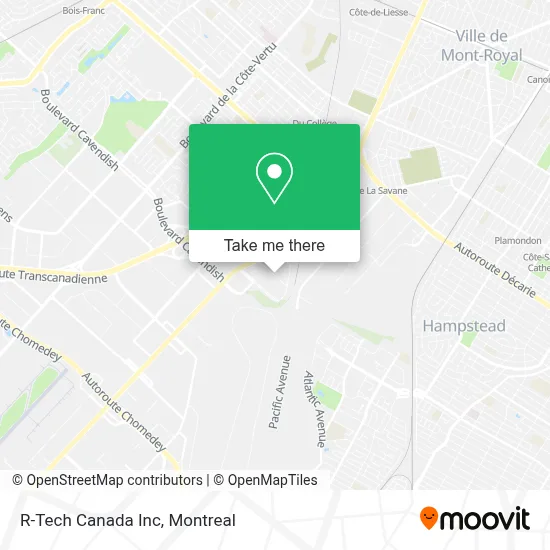 R-Tech Canada Inc map
