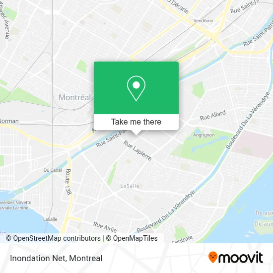 Inondation Net map