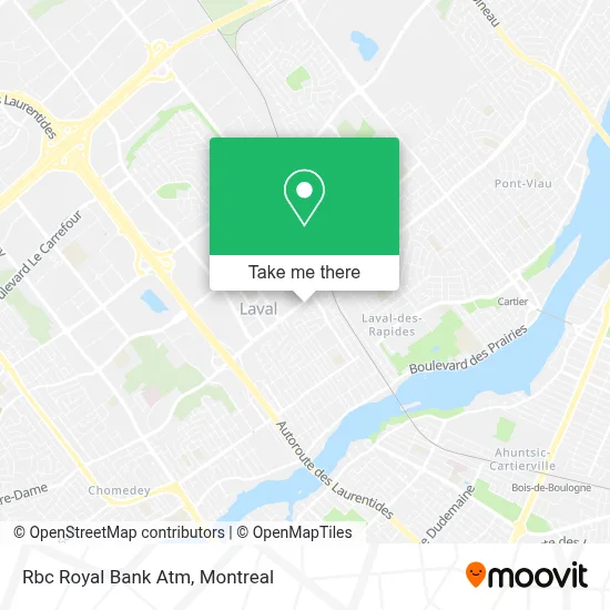 Rbc Royal Bank Atm map