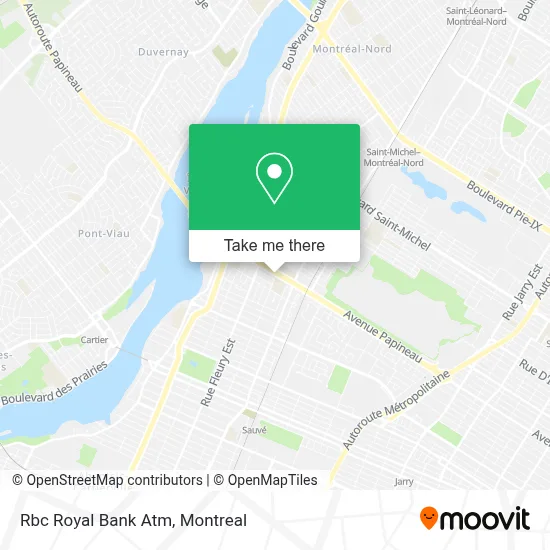 Rbc Royal Bank Atm map