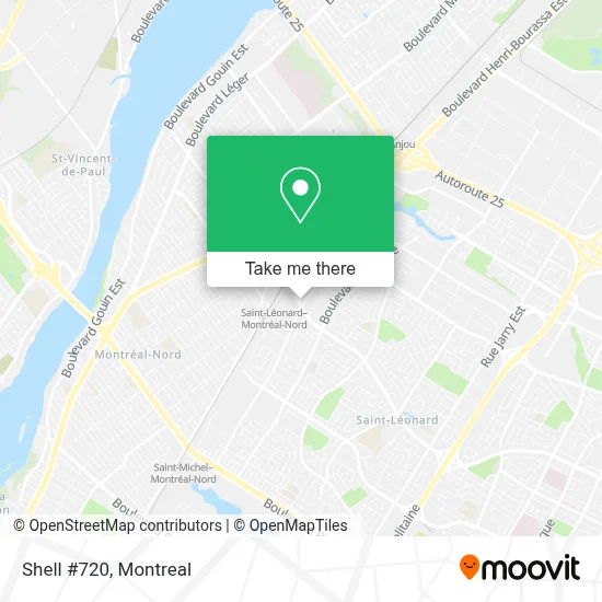 Shell #720 map
