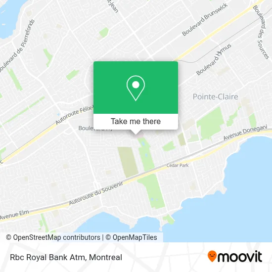 Rbc Royal Bank Atm map