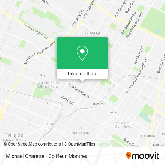 Michael Charette - Coiffeur map