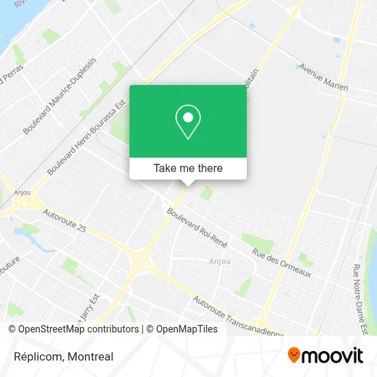 Réplicom map