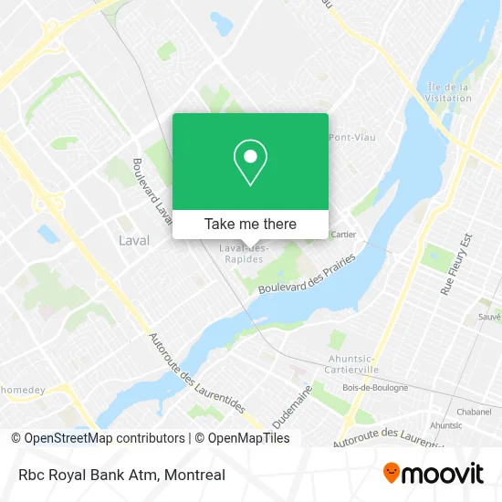 Rbc Royal Bank Atm map