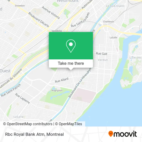 Rbc Royal Bank Atm map
