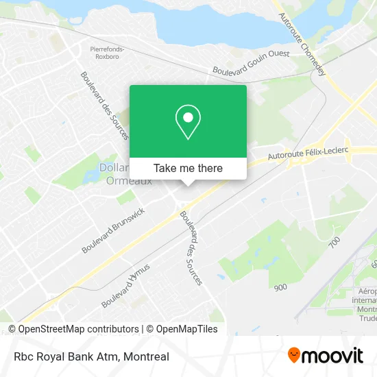 Rbc Royal Bank Atm map