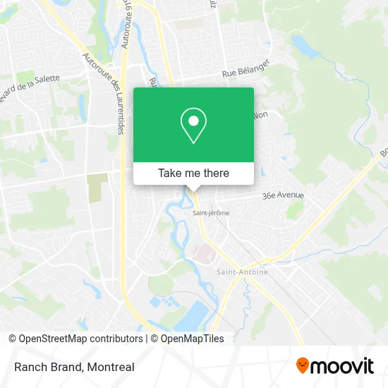 Ranch Brand map