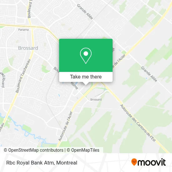 Rbc Royal Bank Atm map