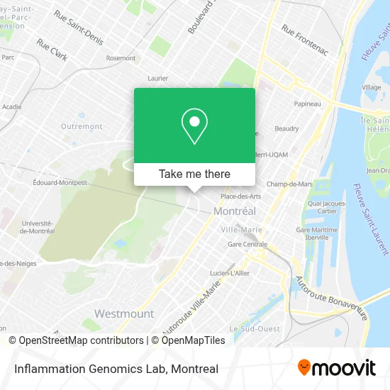 Inflammation Genomics Lab map