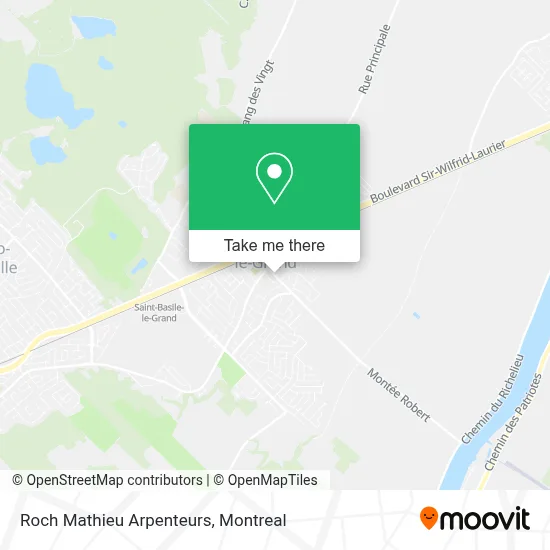 Roch Mathieu Arpenteurs map